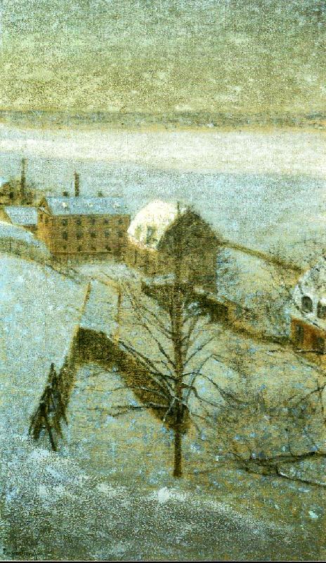 vinterbild fran stockholm, Eugene Jansson